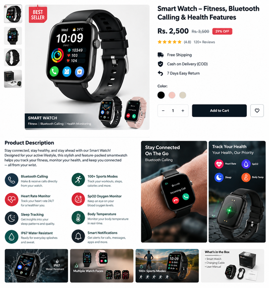 Smart watch product image for AF Mart